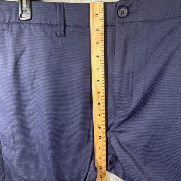 Under Armour NEW Golf Men Short 42 Blue Iso Chill 9" Airvent Water Repel Stretch - Picture 8 of 14